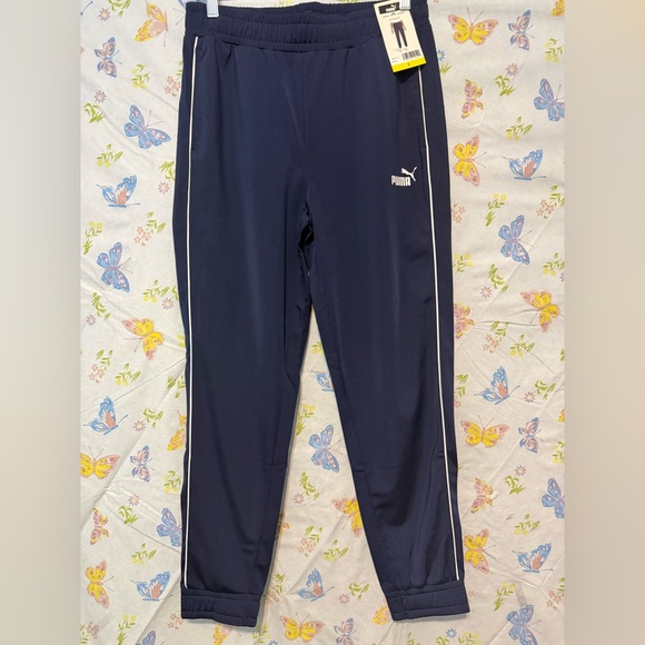 Women’s PUMA Tricot Track Jogger Blue Size Small NWT - Picture 2 of 10